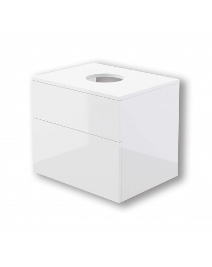 Washbasin cabinet with worktop