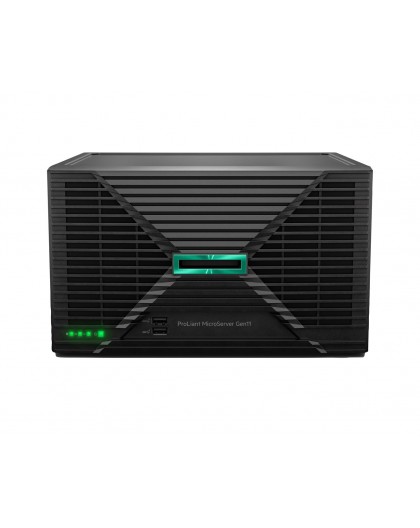 HPE ProLiant MicroServer Gen11 E-2434 4c 32GB-U 4LFF-NHP 2x4TB HDD 180W External PS EMEA Cmp Mod Svr