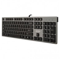 A4Tech KV-300H keyboard USB QWERTY Black, Grey