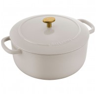 Ballarini Bellamonte Round Cast Iron Pot - 4 ltr, Ivory