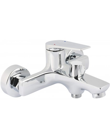 Wall-mounted bathtub faucet