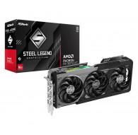 ASRock AMD Radeon™ RX 9070 XT Steel Legend Dark 16GB graphics card