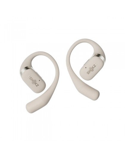 SHOKZ OpenFit Headphones Wireless Ear-hook Calls/Music/Sport/Everyday Bluetooth White