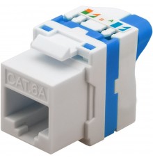 Techly CAT 6a KeyStone RJ45 Jack UTP unshielded Tooless IWP-MD C6A/UROTT