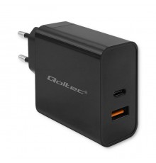 Qoltec 52381 Super Quick PD charger | 1xUSB-C | 1xUSB| 90W | 5-20V | 2.4-4.35A | Black