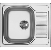 1-bowl steel sink with drainer