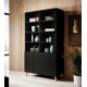 PAFOS bookcase 100x40x176.5 cm matte black