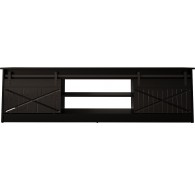 RTV GRANERO 200x56.7x35 black/black gloss cabinet
