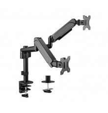 Gembird MA-DA2P-01 Adjustable desk 2-display mounting arm, 17”-32”, up to 9 kg