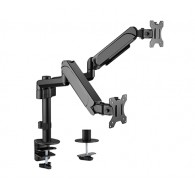 Gembird MA-DA2P-01 Adjustable desk 2-display mounting arm, 17”-32”, up to 9 kg