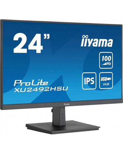 iiyama ProLite 24” IPS technology panel with USB hub and 100Hz refresh rate