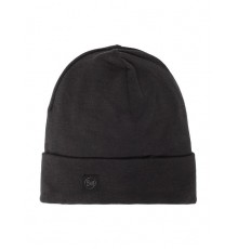 Buff Heavyweight Merino Wool Hat Loose Winter Cap - Black