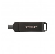 Flashdrive PATRIOT Rage R550 256GB 100 MB/S USB A+C Swivel Design (PE256GR550DSAD) Black