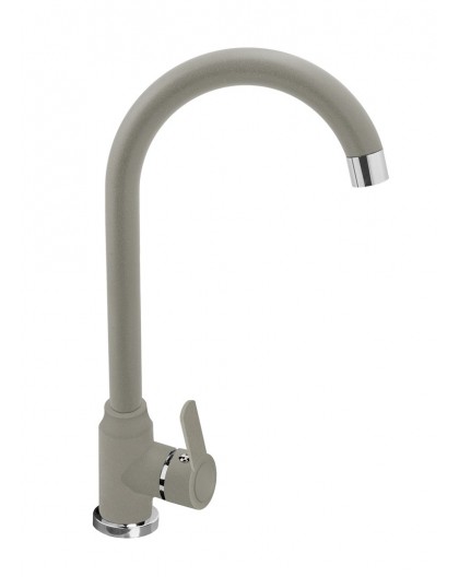 PYRAMIS LUNGO kitchen mixer 090930501 grey concrete
