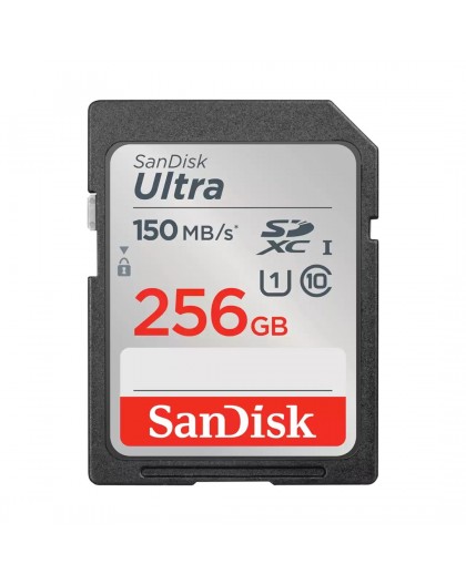 SANDISK ULTRA 256GB SDXC MEMORY CARD 150MB/S