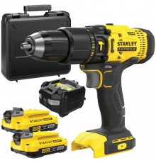 STANLEY SFMCD711D2K 2X2Ah cordless drill/driver