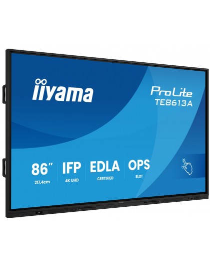 iiyama 86" Google EDLA Certified IFP - Interactive display for seamless integration and collaboration in education and enterpris