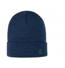 gorro BUFF MERINO HEAVYWEIGHT BEANIE SOLID NIGHT BLUE