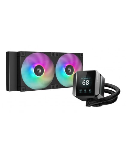 DeepCool MYSTIQUE 240 ARGB Processor All-in-one liquid cooler 12 cm Black 1 pc(s)