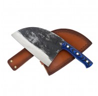 Kitchen knife Serb Samura Mad Bull 18 cm, blue