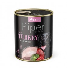 DOLINA NOTECI Piper with turkey and broccoli - wet dog food - 800g