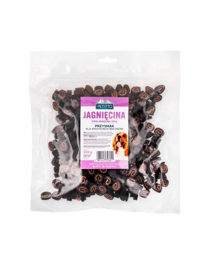 PETITTO Sushi Lamb with fish - dog treat - 500g