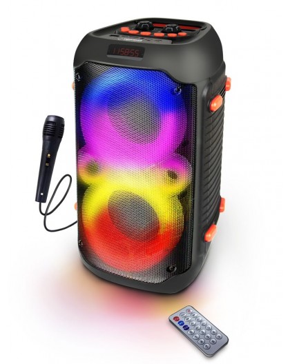 Esperanza EP156 BT FM LED RGB KARAOKE Speaker Black 20W