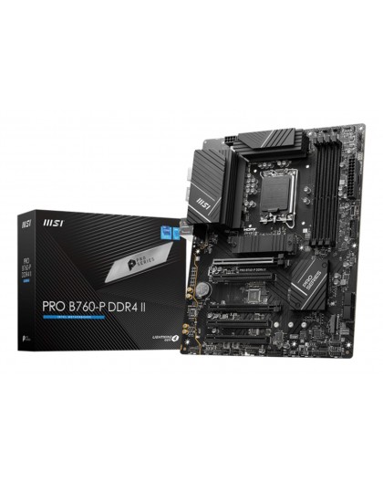 MSI PRO B760-P DDR4 II motherboard Intel B760 LGA 1700 ATX