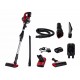 Bosch BBS711ANM stick vacuum/electric broom Bagless 0.3 L Black, Red, Stainless steel
