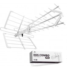 DVB-T2 Spacetronik EOS PRO Combo UHF+VHF LTE 5G Directional Antenna (White)