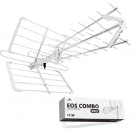 DVB-T2 Spacetronik EOS PRO Combo UHF+VHF LTE 5G Directional Antenna (White)