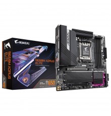 GIGABYTE B650M AORUS ELITE Motherboard - AMD Ryzen 9000 CPUs, 12+2+2 Phases VRM, up to 8000MHz DDR5, 1xPCIe 5.0 + 1xPCIe 4.0 M.2