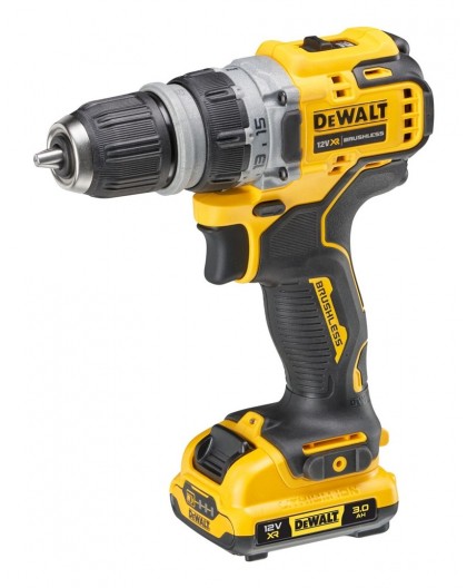 DeWALT DCD703L2T-QW drill 1500 RPM Keyless 900 g Black, Yellow
