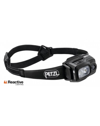 Petzl SWIFT RL Black, White Headband flashlight LED