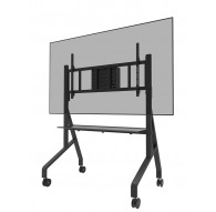 Neomounts FL50-575BL1 TV trolley 65-110" - fast installation - TÜV