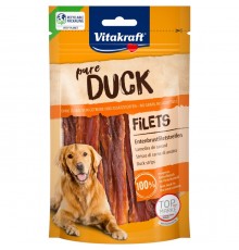 VITAKRAFT Pure Duck Fillets - dog treat - 80 g