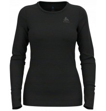 Odlo BL TOP crew neck l/s MERINO 200 women's T-shirt, size S, black