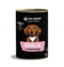 PAKA ZWIERZAKA Seventh Heaven Rabbit and beef - wet dog food - 400g