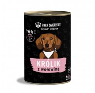 PAKA ZWIERZAKA Seventh Heaven Rabbit and beef - wet dog food - 400g