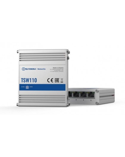 TELTONIKA TSW110 SWITCH 5X RJ45 1000MB/S, L2