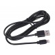 Gembird CC-USB2-AMLM-2M lightning cable Black