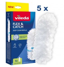 Vileda Flex&Catch dustpan refills, 5 pcs.