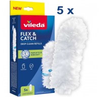 Vileda Flex&Catch dustpan refills, 5 pcs.