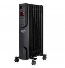 Electric oil heater with remote control CAMRY CR 7812, 7 fins, 1500 W black