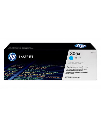 HP 305A Cyan Original LaserJet Toner Cartridge