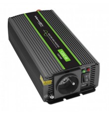 Qoltec Monolith power adapter/inverter Auto 1200 W Black