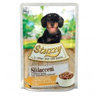 STUZZY Sfilaccetti Chicken with ham - wet dog food - 100g