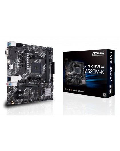 ASUS PRIME A520M-K AMD A520 Socket AM4 micro ATX