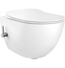 Toilet with bidet function - with mixer tap