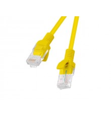 Lanberg PCU5-20CC-0025-Y networking cable Yellow 0.25 m Cat5e U/UTP (UTP)
